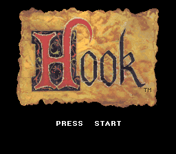 Hook (USA) Title Screen